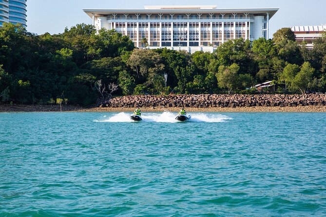 75-minute Die Another Day Jet Skiing in Darwin - Mindil Beach swing and the skyline finish: closing with Darwin’s best angles