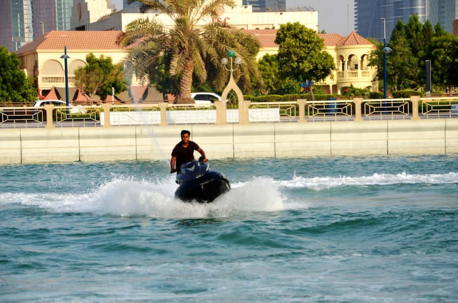 Abu Dhabi 1-Hour Jet Ski Rental - First Stop: Capital Gate Jet Ski Near Al Maryah Island