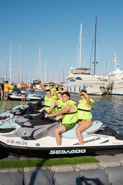 Barcelona: Jet ski rental without a license - JetSki Premià: how this Barcelona jet ski works without a license