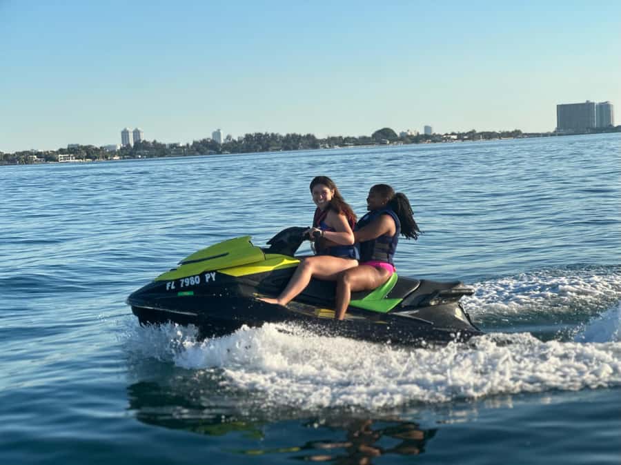 Best Jet Ski Rental in Miami with Free Boat Ride - Timing: 15 Minutes by Speedboat, 60 Minutes on the Jet Ski