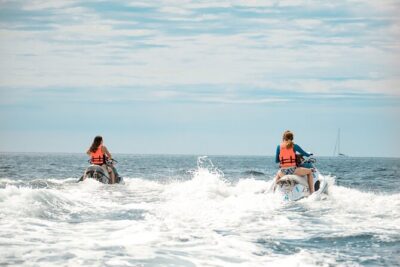 Cabo San Lucas Jet Ski Rental - Getting from check-in to the water at Medano Beach