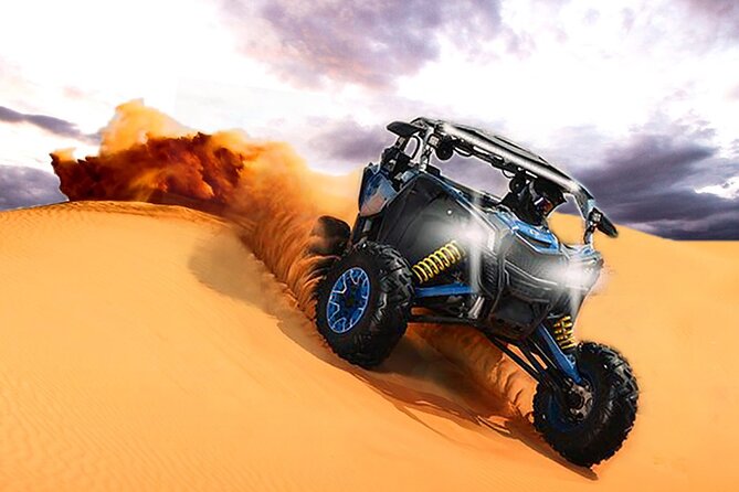 CAN AM 04 Seater Self Drive with Camel Riding and Sand Skiing - What “private setup in the middle of the desert” really means for your photos and mood
