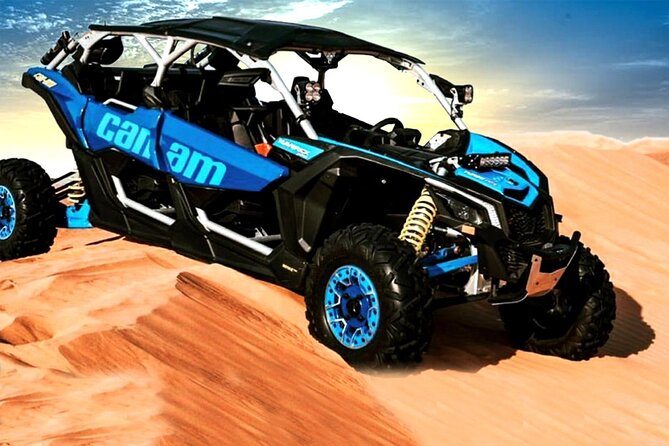CAN AM 04 Seater Self Drive with Camel Riding and Sand Skiing - Pickup at 8:00am and the 3-hour reality check
