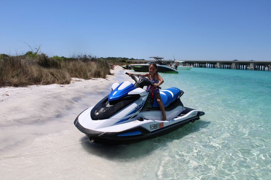 Destin and Fort Walton Beach Jet Ski Rental - What it feels like on the Gulf: waves, wind, and real scenery