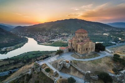 Gudauri Ski Resort day tour from Tbilisi - Jvari Church: the mountaintop church with river views