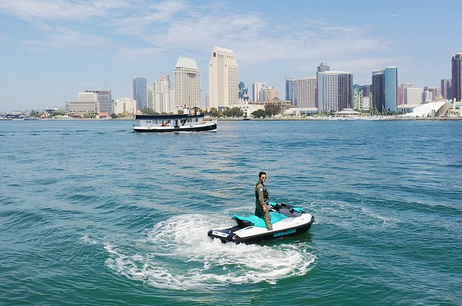 Jet Ski Rental Adventure in San Diego Bay - Price: Is $119 Worth It for a 2023 Sea-Doo Session?