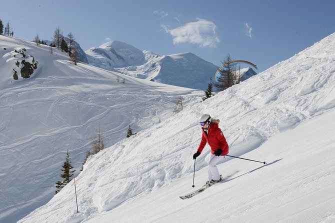 (KTG114) - Chamonix Skiing day from Geneva - Grand Montets, Combe de la Pendant, Lognan, and Pierre à Ric