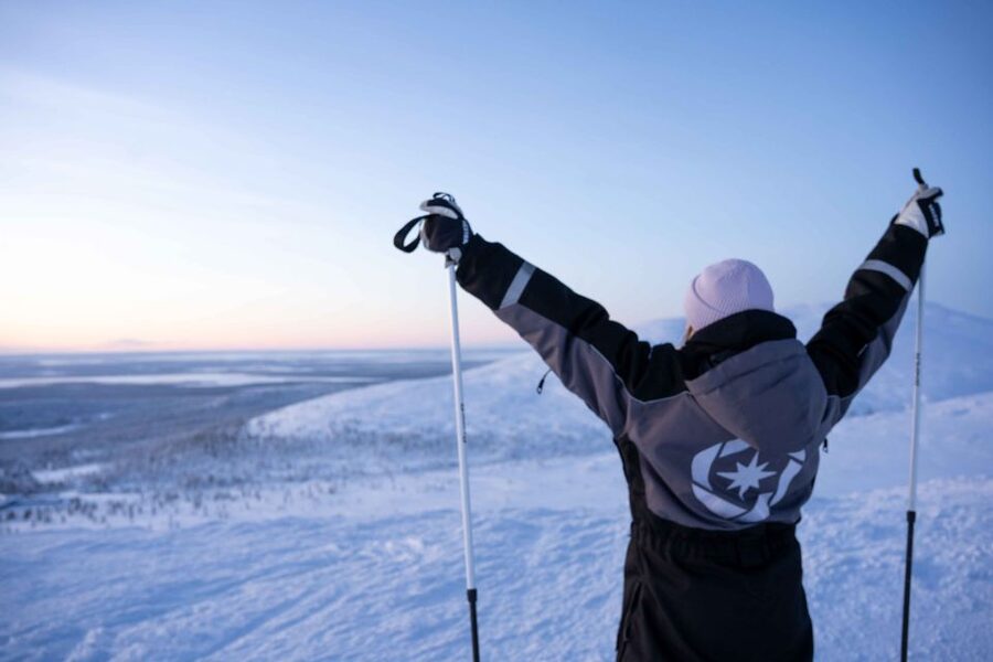 Levi: Backcountry Skiing Adventure - Getting off the tracks: deeper snow, colder air, quieter views