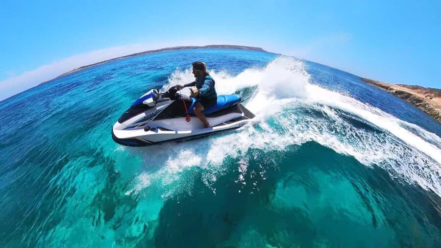 Malta 30 Minutes Jet Ski Rental / Hire - 2024 Yamaha VX - 30 Minutes on the Comino–Malta Channel: How to Use Your Time