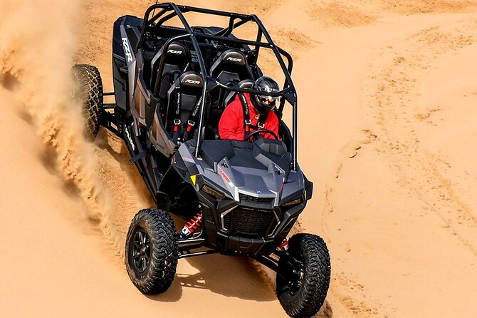 Polaris 1000CC Buggy 04 Seater with Camel Riding and Sand Skiing - Entering the Polaris: Safety Gear, Controls, and Driver Confidence