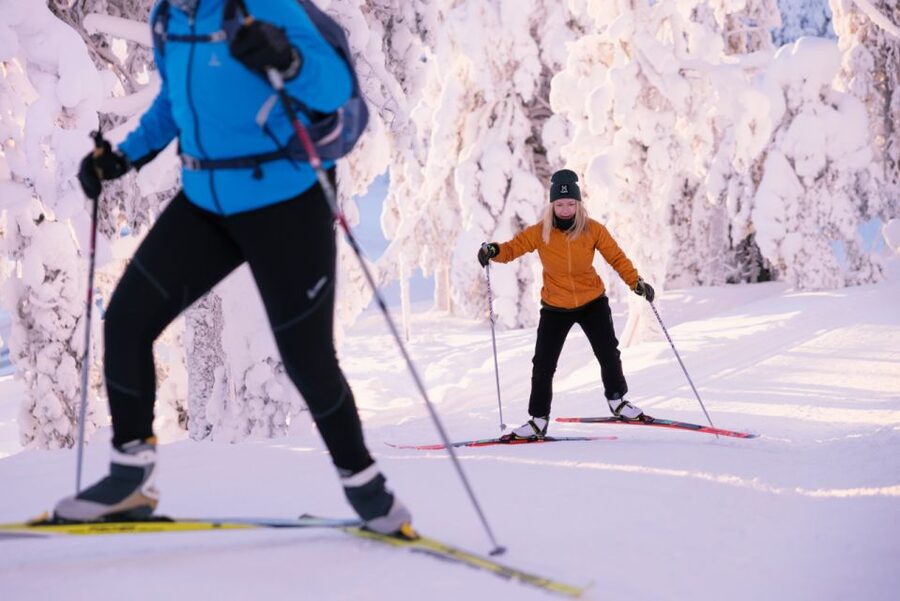 Ruka: Cross-country skiing - Learning Cross-Country Skiing the Finnish Way in Ruka
