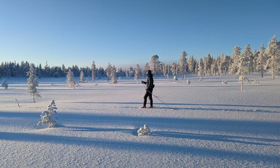 Saariselkä: Back-Country Skiing Guided Tour - The First Push: How Technique Works on Off-Trail Snow