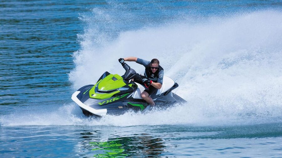 Santorini:Jet Ski Rental Perissa,Perivolos,St. George - The Jet Ski Machines: Yamaha VXR 180HP and Sea-Doo GTI