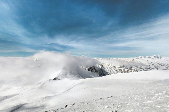Snow Activities in Gudauri Ski Resort Private Full Day Tour - Stop 1 in motion: Zhinvali Reservoir and the Aragvi River views