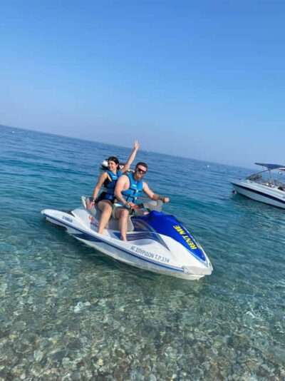 Traganou Beach: Yamaha Jet Ski Rental - The Yamaha VX Sport Ride: Controls, Confidence, and How Speed Actually Feels