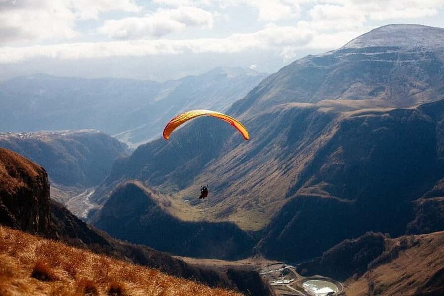 Trip from Tbilisi to Gudauri Day tour Ski resort & more ... - Zhinvali Reservoir: the turquoise stop that resets the day