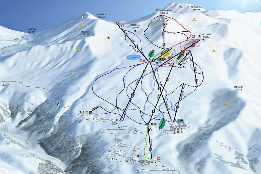 Trip from Tbilisi to Gudauri Day tour Ski resort & more ... - Gudauri Ski Resort: 4 hours to go from beginner-friendly to full adrenaline