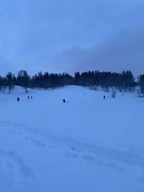 Tromsø: Sledding, Toboggan, Mini Skiing, Lasso & Arctic Fun - Campfire Comfort: Reindeer Hides, Hot Chocolate, and Snacks